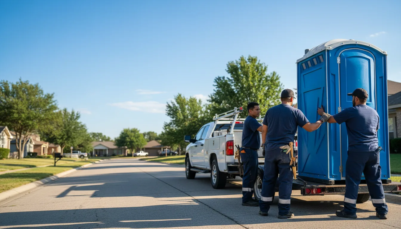 Portable Toilet Rental in Gardendale, TX near me